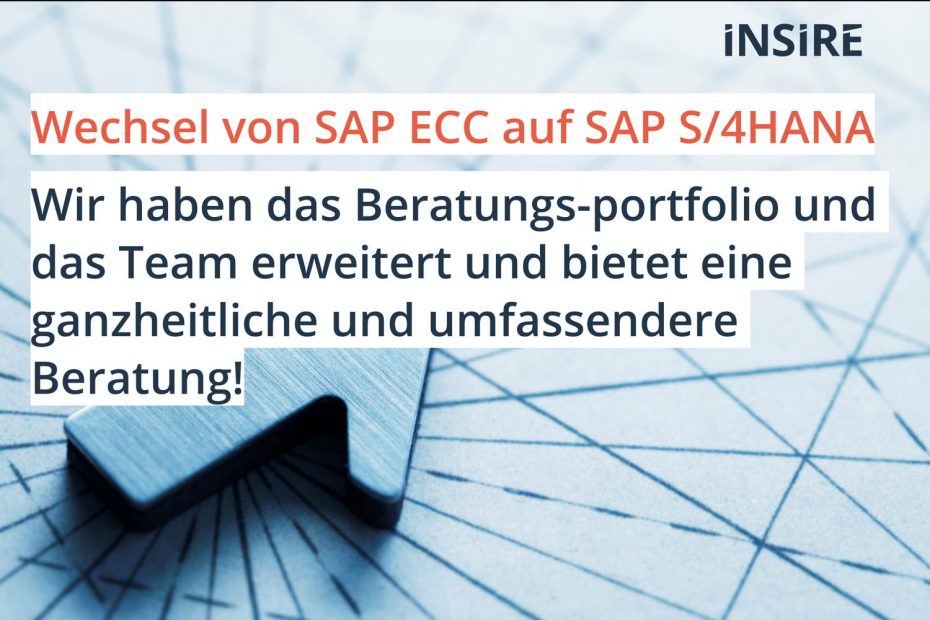 Wechsel von SAP ECC auf SAP S/4HANA