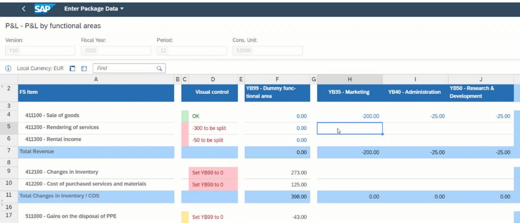 Formatierungen in GDRC
